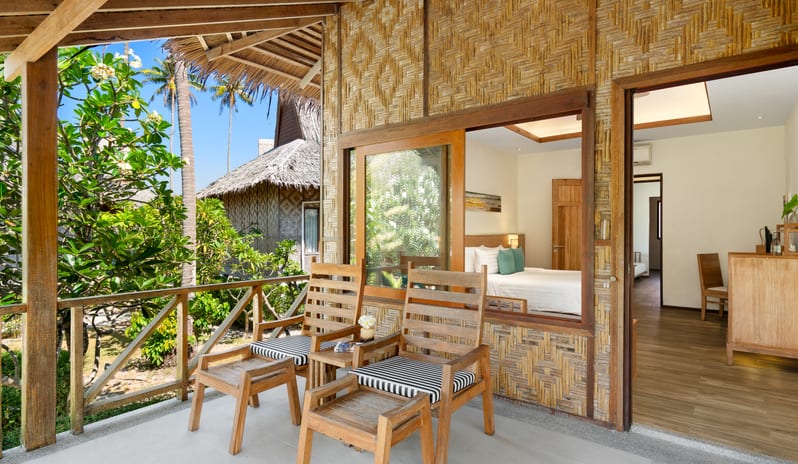 SAii PhiPhi Island Village Two Bedroom Family Bungalow King Bed Balcony